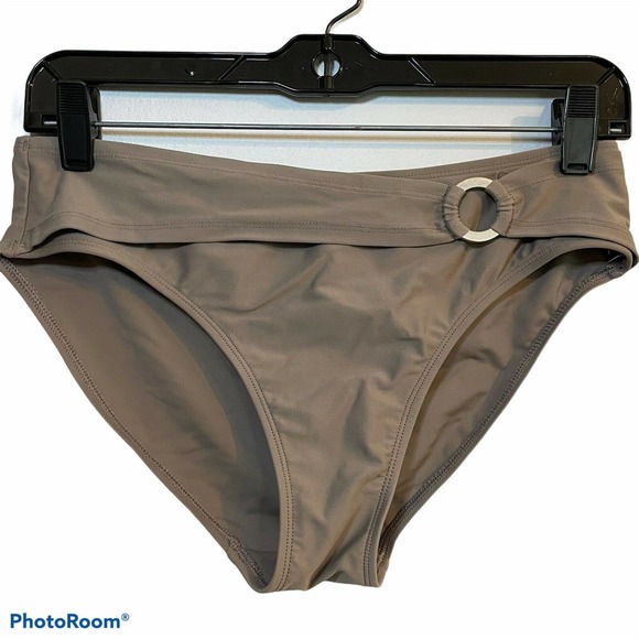 SOLD Body Glove Bikini Swimsuit Bottoms Medium Brown - Picture 2 of 8